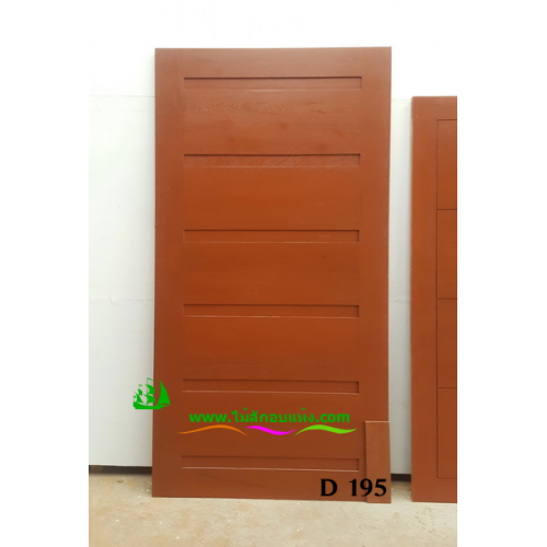 ประตูไม้สักบานเดี่ยว รหัส D195
